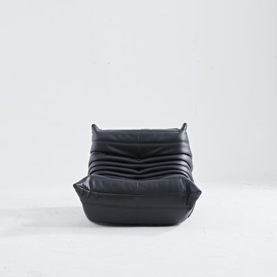 TOGO Ergonomic Design Bean Bag Chairs, Fabric Armless Floor Sofa, Single Lounge Chair For Living And Office by Trule