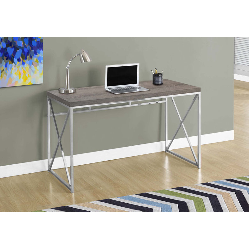 Bureau Jaylein, Blanc / Chrome