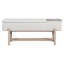 Banc de rangement rembourré avec compartiment caché et range-chaussures inférieur pour l'organisation du vestibule, du salon et du couloir.-336587007