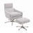 Eba Upholstered Swivel Armchair