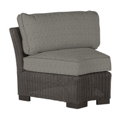 Fauteuil club tissé avec coussins Club