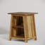 Rustic 3-Tier End Table With Storage – Vintage Wood Finish