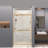 SaraMar 48'' W 36'' D 96'' H Glue Up Solid Surface Wall