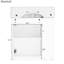 Meuble-lavabo flottant 21,6 po Modern-2049001138