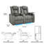 Fauteuil de cinéma inclinable Power Zero Gravity-303722549