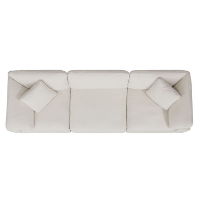 Ensley Upholstered L-Shaped Sectional Symmetrical