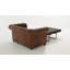 Chesterfield Friedrich 2 Seater Sofa with Sleeping Function Made of Vintage Look Microfibre with Solid Wood Legs-188927212
