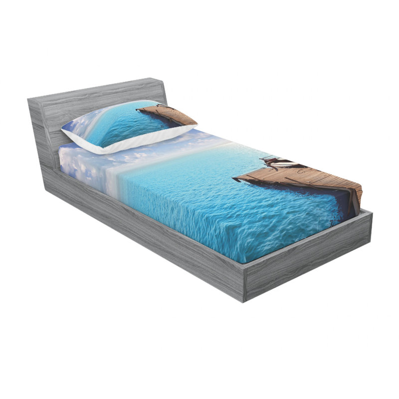 Microfiber Sheet Set, Twin XL Sheet Set with Fitted Sheet