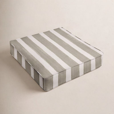Gia Striped Outdoor Lounge Chair Cushion