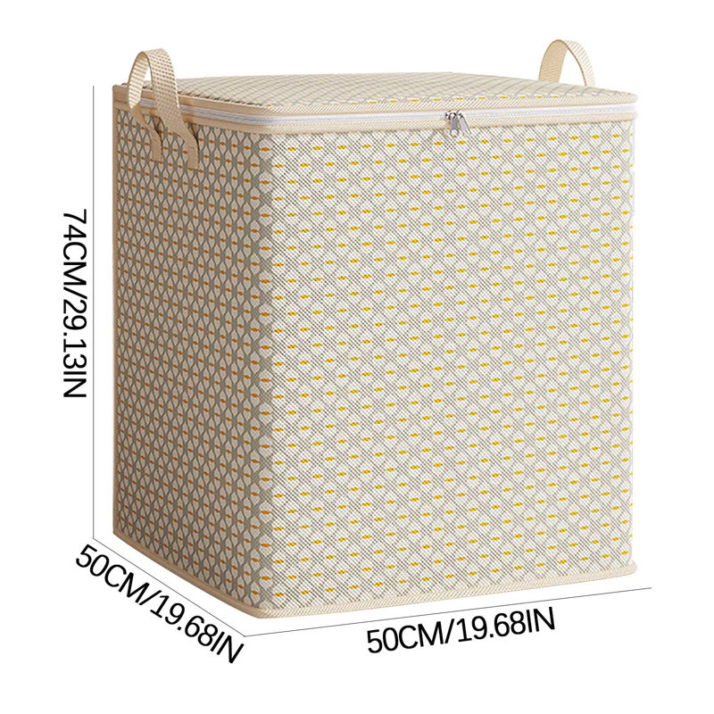 Checkerboard Clothes Storage Bag Quilt Clothes Storage Bag Clothes Storage Bag Moving And Organizing Large Capacity Storage Bag