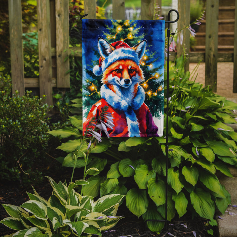 Christmas Garden Flag, Fox