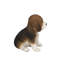 Brown Beagle Decorative Puppy Figurine for Home & Garden Décor, Handpainted Polyresin Dog Statue, Realistic Design | Gift for Dog Lovers | Weather-Resistant Indoor/Outdoor Decor