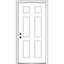 Porte extérieure simple en acier à 6 panneaux peints-98953344-98953345-98953343