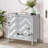 Storage Cabinet With Mirror Trim