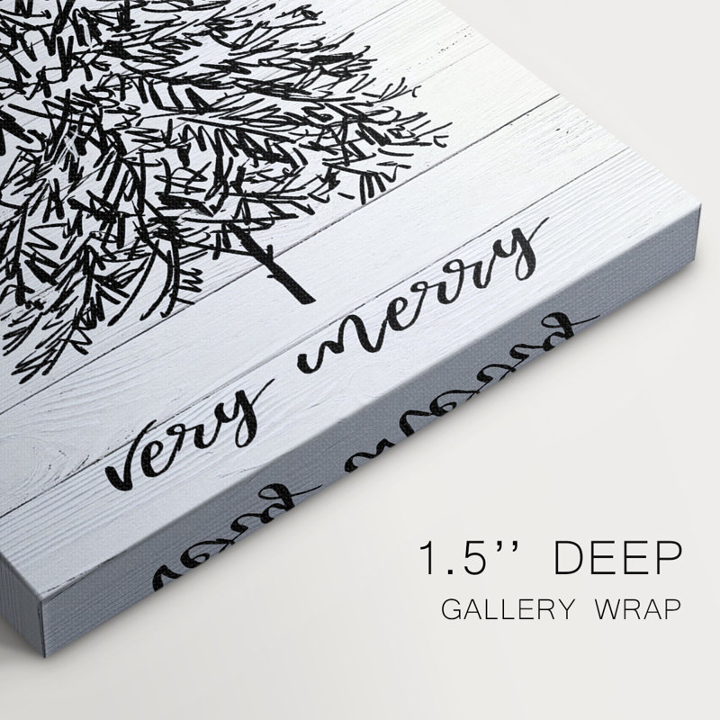 Très joyeux - Cavas enveloppés de galerie, H 18 po x l 12 po