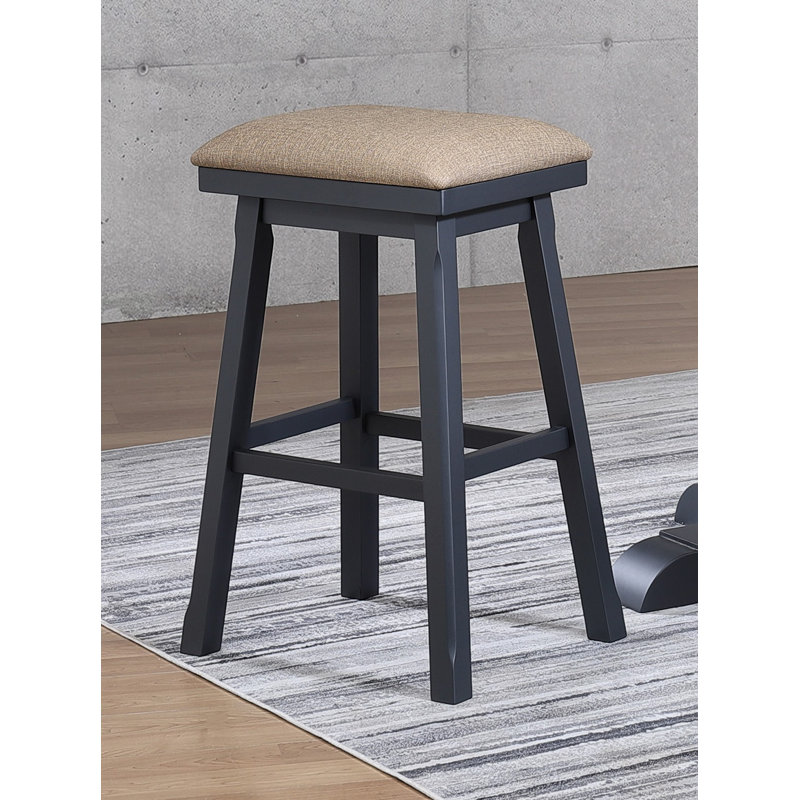 Tabouret en bois massif Derbyshire, Tabouret de bar (siège d’une hauteur de 30 po)