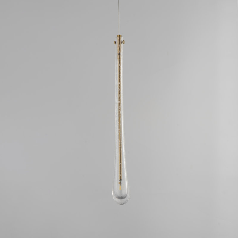 Luminaire suspendu 1 lumière, Or
