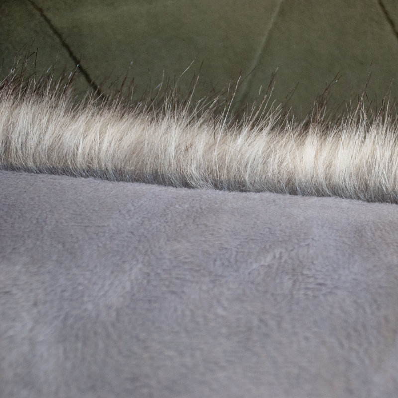Assortiment de coussins décoratifs en fausse fourrure Thomas Collection®, Rectangle H 12 po x l 20 po