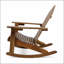 Chaise berçante Adirondack