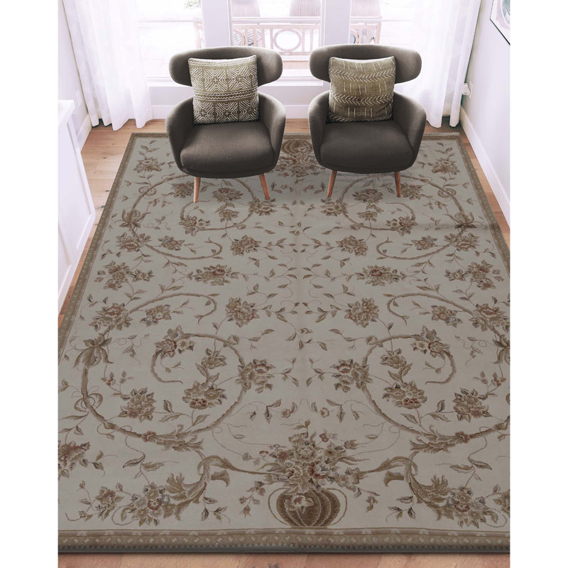 Tapis rectangulaire noué à la main