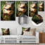 Velociraptor vert dans la jungle II - art mural dinosaure-101154872