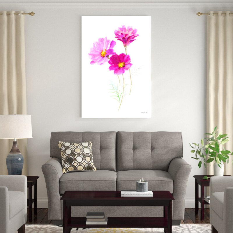 «Color of Spring II» par Danhui Nai - peinture sur toile tendue, H 48 po x l 32 po