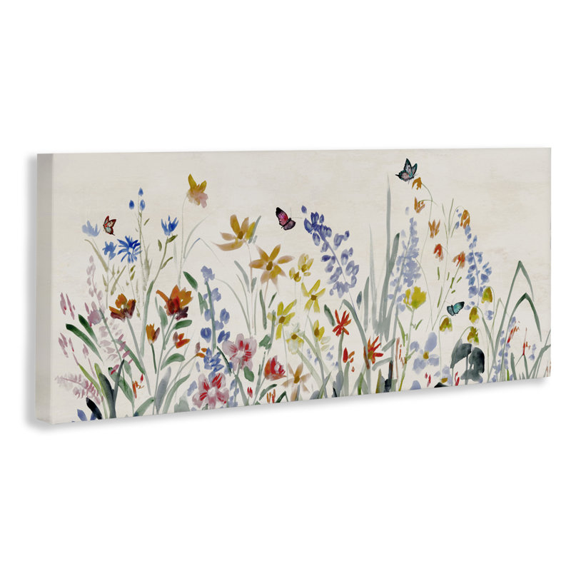 Toile de jardin Wildflower Whispers, design par Jacob Q, H 10 po x l 24 po