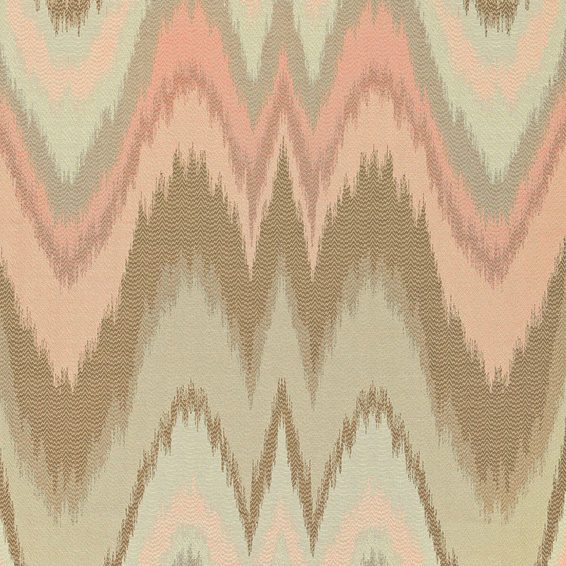 Schumacher x Mary McDonald Bargello Fabric, Red
