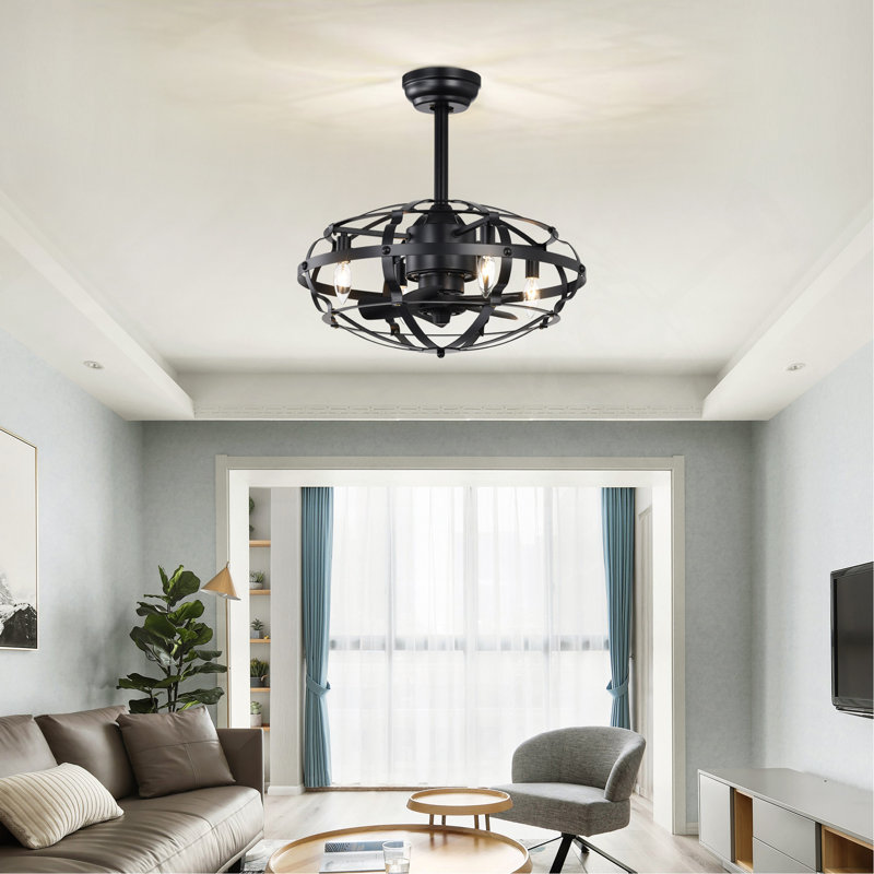Ventilateur de plafond industriel Hot Sell, Noir mat