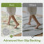 Tapis floral vert / beige antidérapant lavable à la machine Bloom-1590878320-1590878321