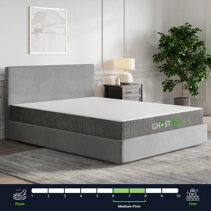 Queen Gel Memory Foam Adjustable Bed with Handcrafted Cover