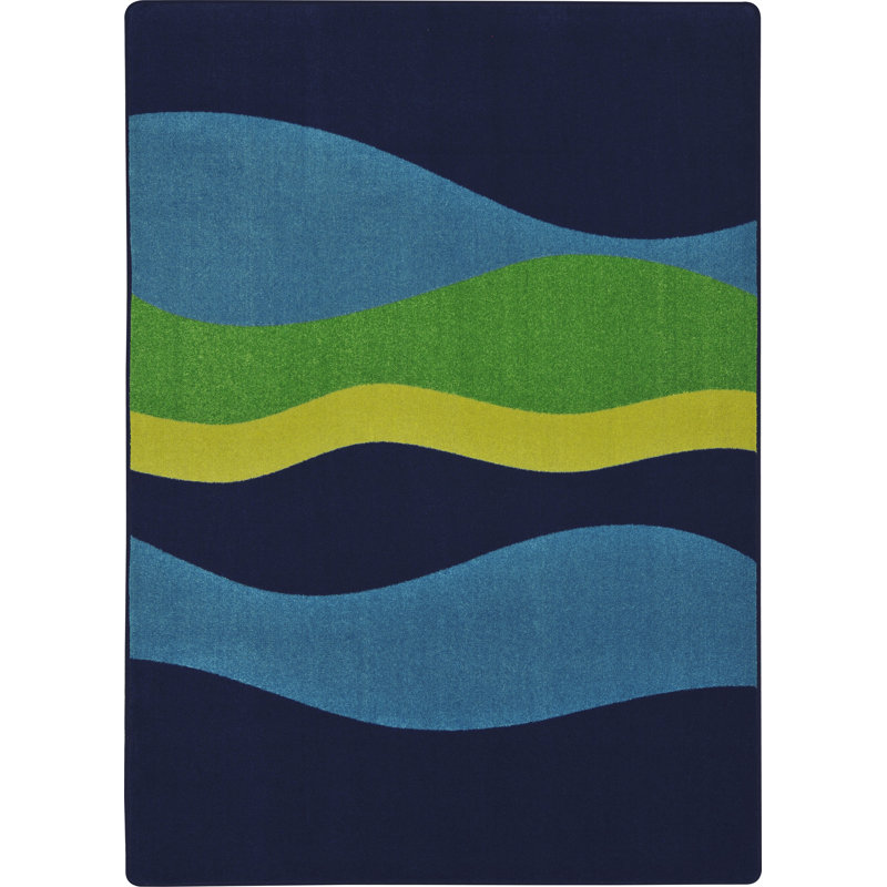 Flow© Abstract Indoor Rug, Rectangle 5'4" x 7'8"