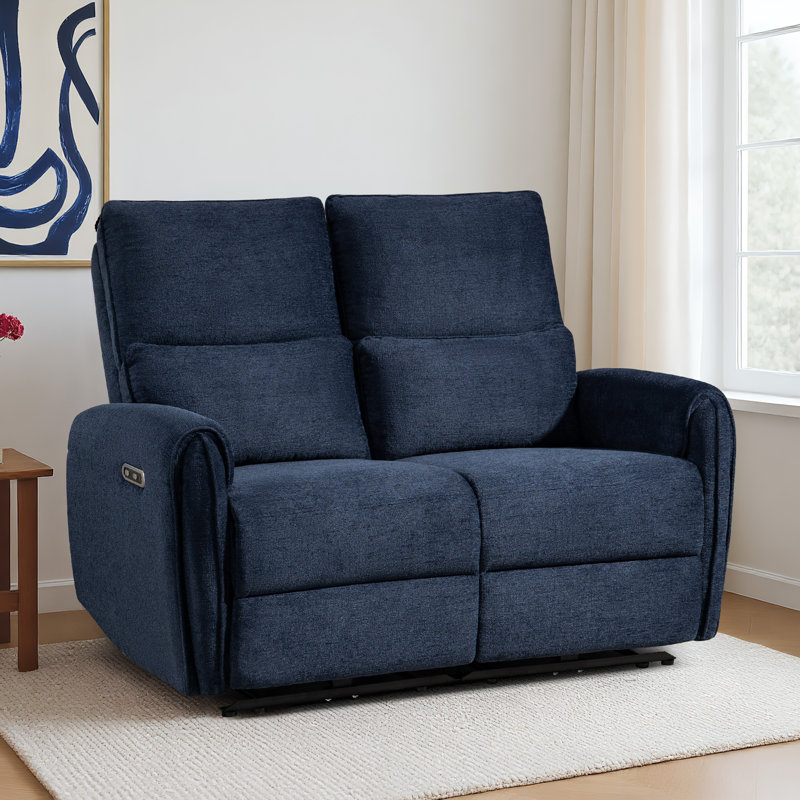 Causeuse inclinable électrique Zero Clearance, Bleu