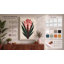 Torch Flower Botanical - Wrapped Canvas-962322458-962323436