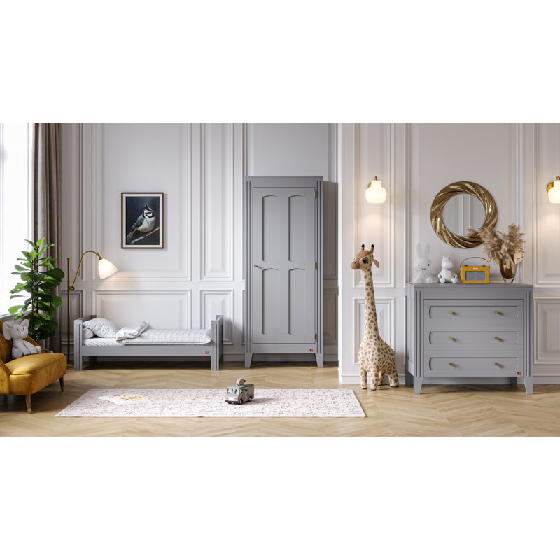 Corbally Wardrobe, Grey