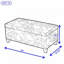 Banquettes rembourrées avec espace de rangement