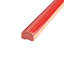 Twist 11.8" x 0.5" Glossy Ceramic Quarter Round Tile Trim in Red