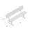 Pollitt Powder Coated Steel Outdoor Bench-311467090