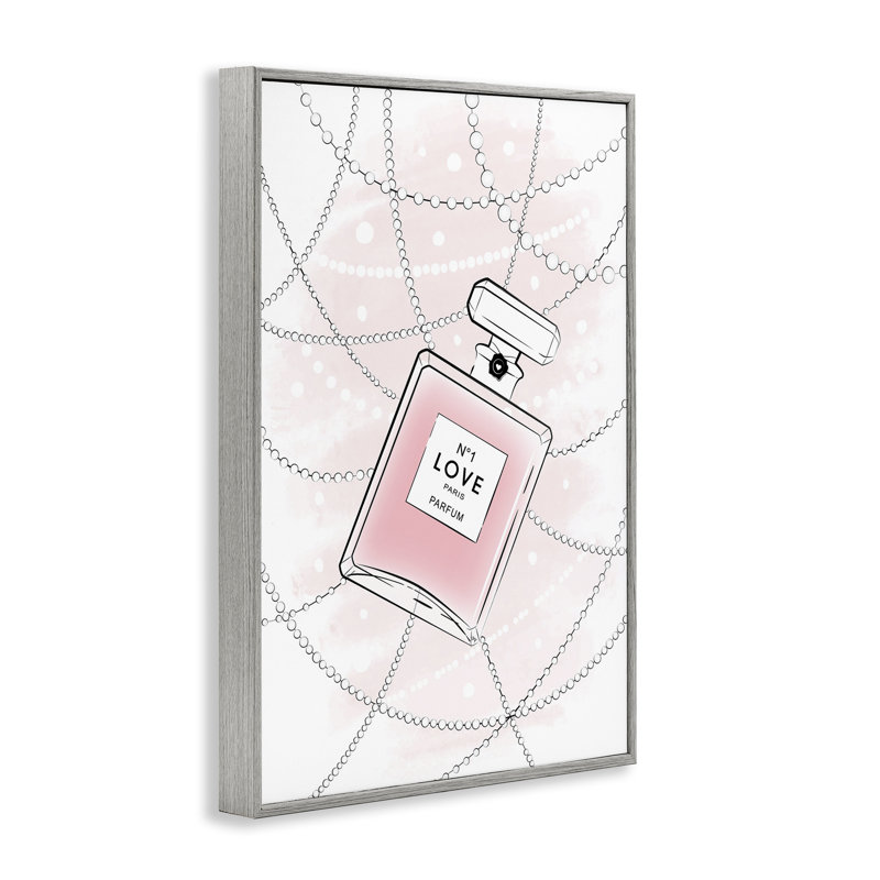 «Love Perfume & Pearls», estampe numérique par Martina Pavlova, Estampe numérique Farmhouse, H 24 po x l 16 po