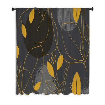 Kirynn Polyester Sheer Curtain Panel