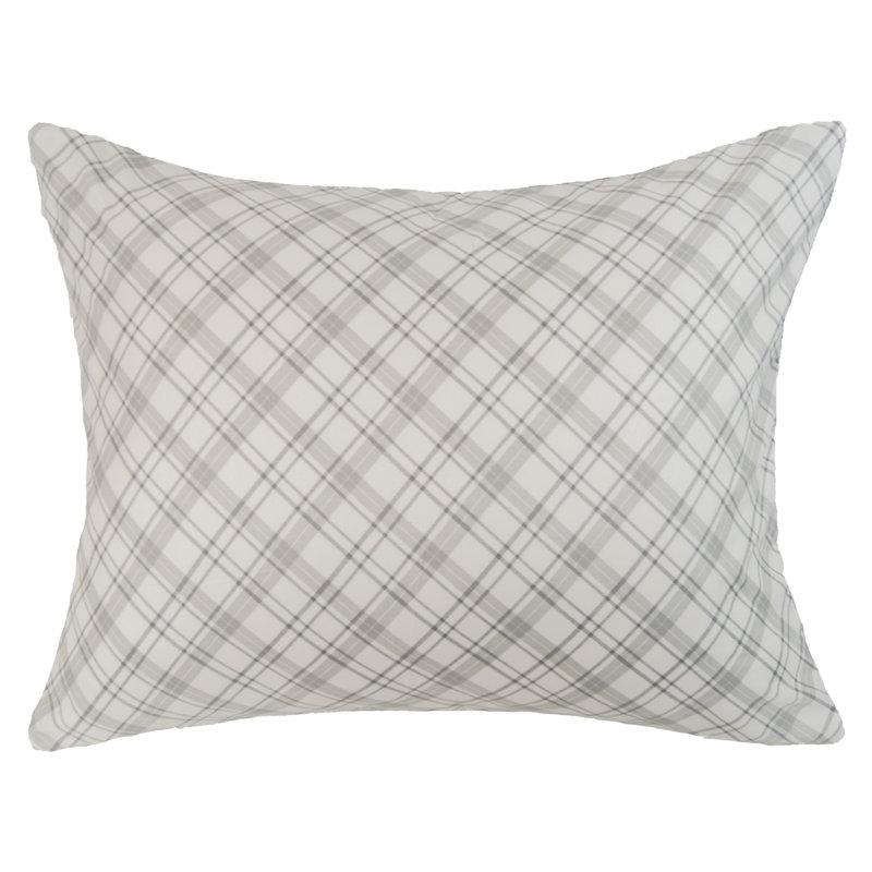 Gray Twin Reversible Microfiber Quilt Set with Deer Motif