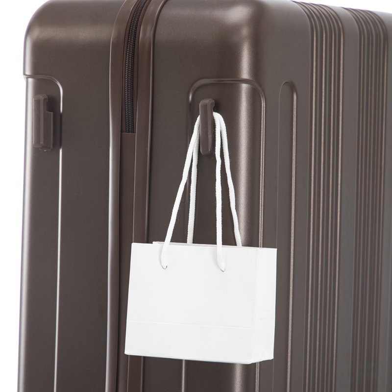 Ensemble de valises à roulettes en ABS durable avec verrou TSA, valises de couleur assortie pour plus de commodité