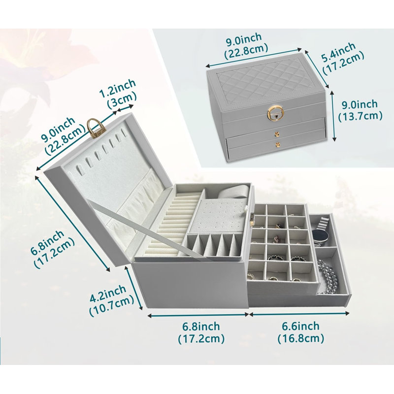 Jewellery Box +, Grey