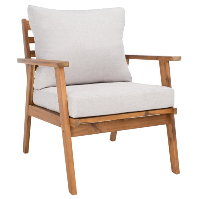 4-Piece 4-Person Acacia Wood Outdoor Conversation Set