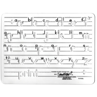 Template Manuscript Lowercase Letters and Numbers