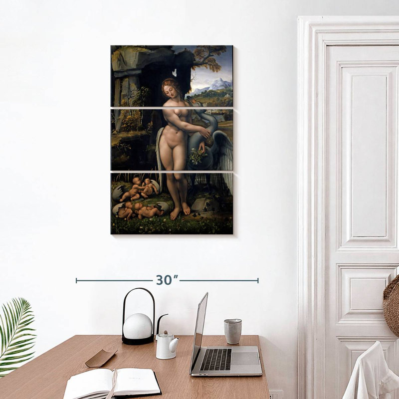 Leda And The Swan, H 32" x l 20"