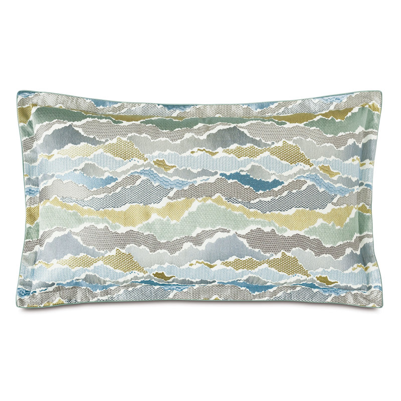 Zephyr Cotton Blend Abstract Sham, King 