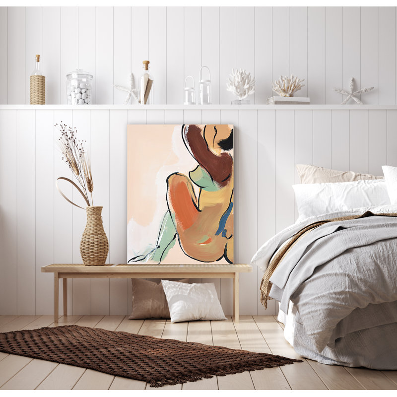 «Abstract Lady», peinture sur toile tendue