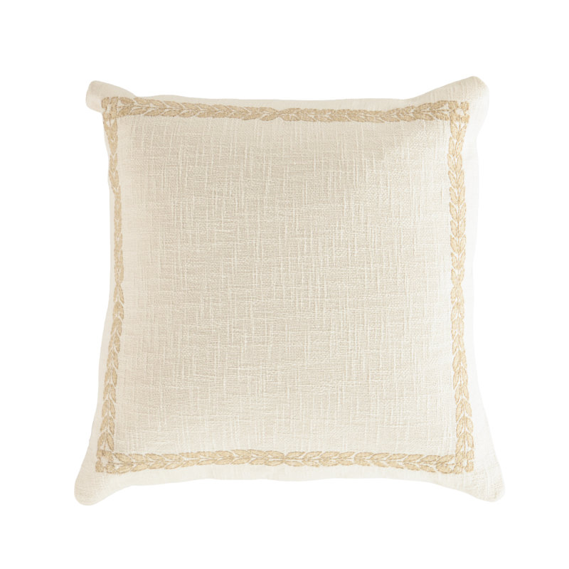 Coussin 100% coton, Duvet synthétique