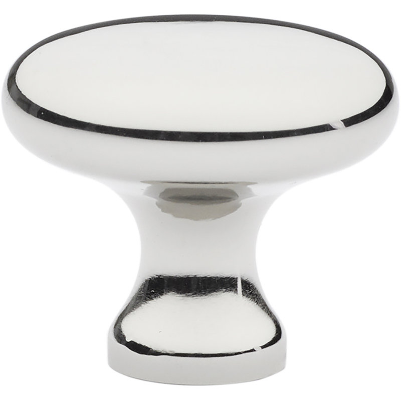 Providence Mushroom Knob, 1 3/4", Polished Nickel